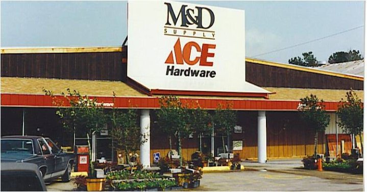 Historic photo of an M&D Supply